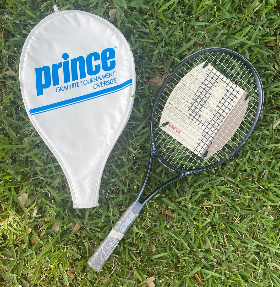 Vintage 1990 Prince Graphite Tournament Oversize No. 2 Tennis