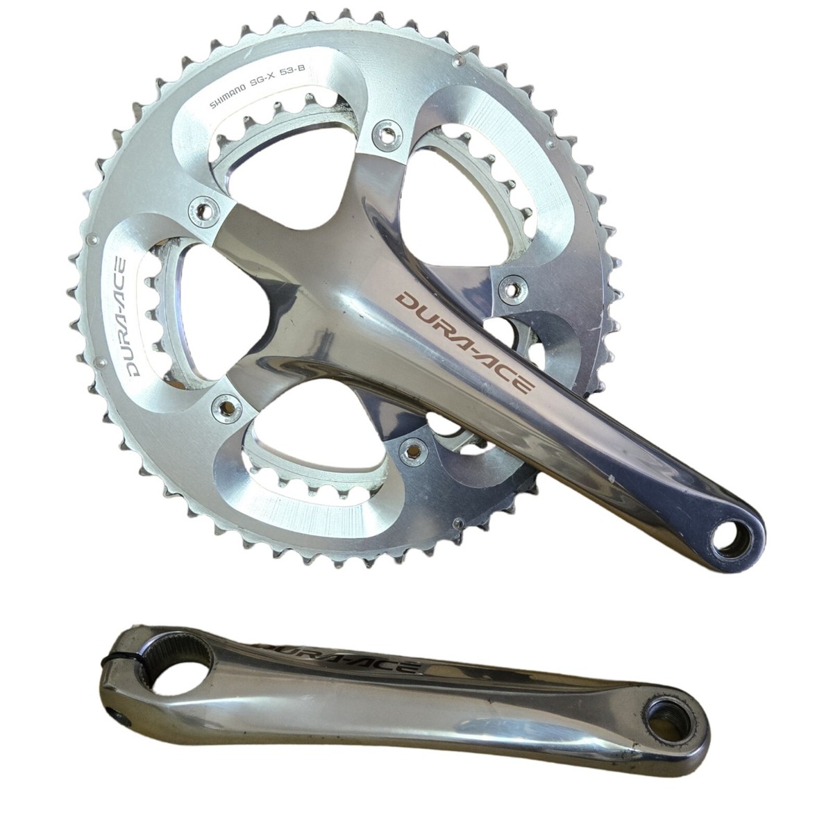 Shimano FC-7800 Dura Ace Crankset 53T 39T 175mm Polished Silver