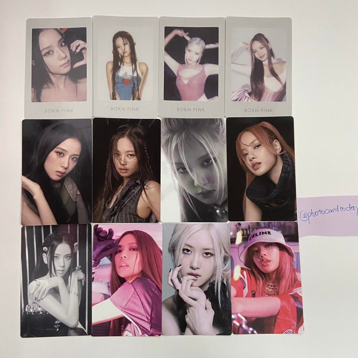 BLACKPINK BORN-PINK POB PRE-ORDER YG-SELECT DIGIPACK PHOTOCARD