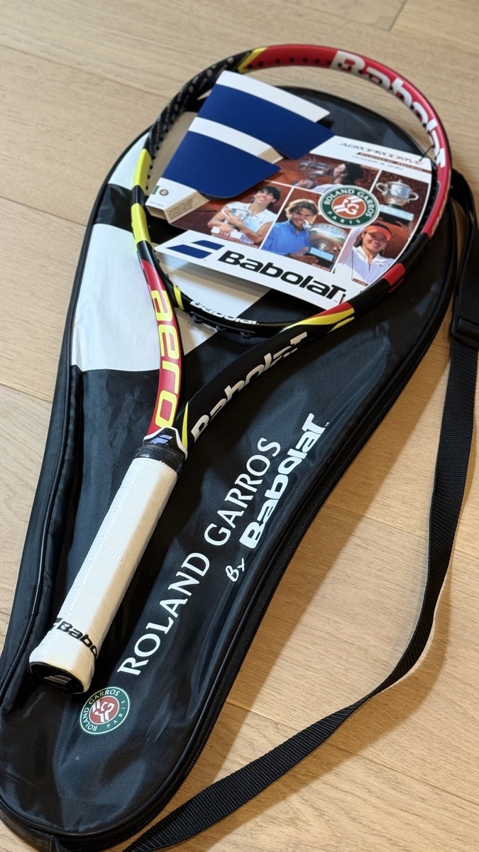 NEW Babolat Aeropro Drive 2015 Roland Garros French Open (4 3/8