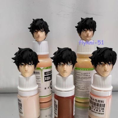 Handmade 1/12 Solo Leveling Sung JinWoo Head Carving Statue for 6