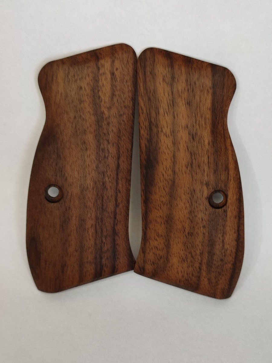 CZ 75 P-01 Compact Pistol Grips Set Turkish Walnut Wood Checkered