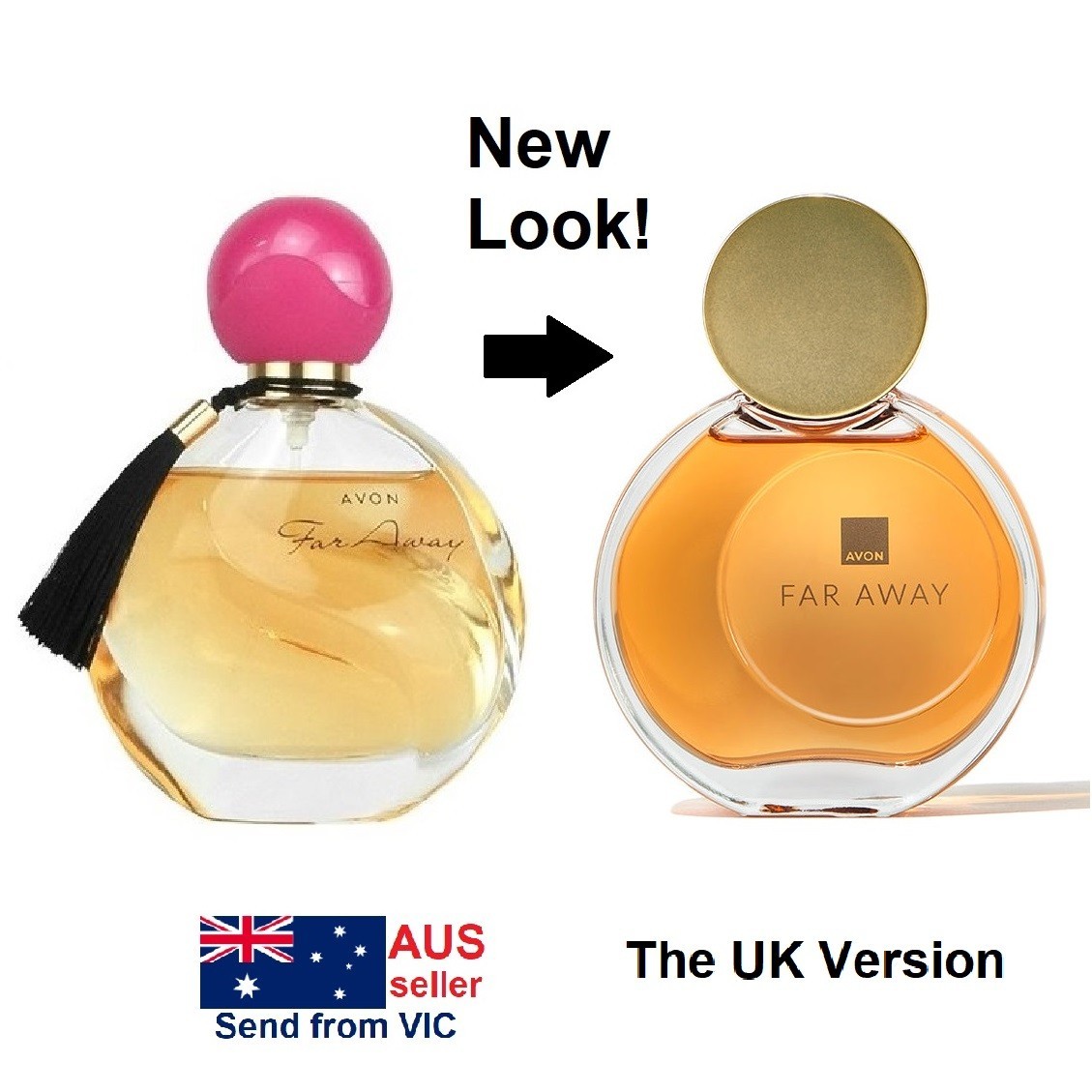 Avon Far Away Original EDP Spray Perfume 50mL AUTHENTIC The UK