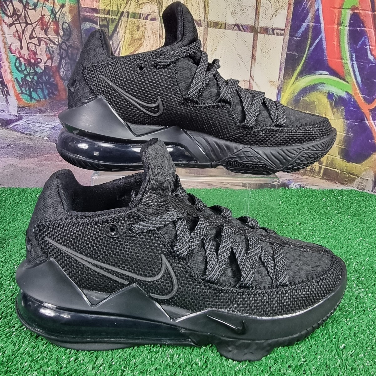 Nike LeBron XVII Triple Black Shoes Size 3.5 CD5007-003 (AA3) | eBay