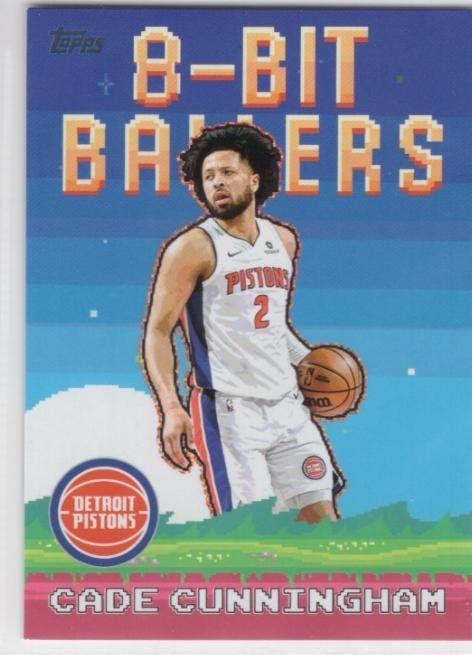 2025-26 Topps Basketball 8-Bit Ballers - Cade Cunningham #8B-1 | eBay