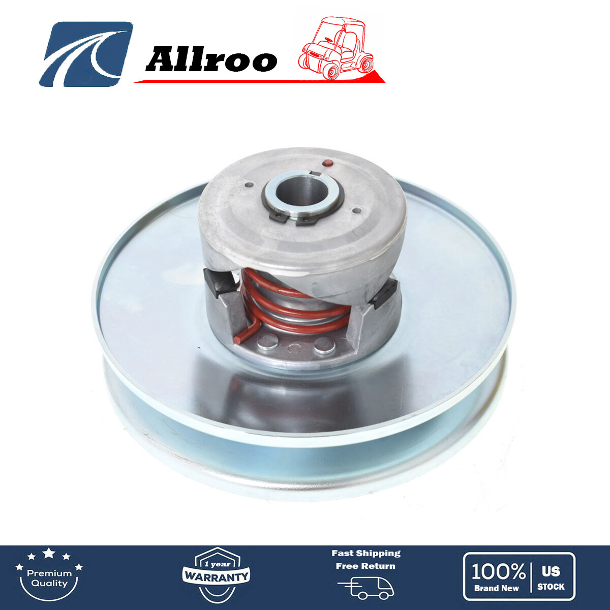 40 Series Go Kart Torque Converter Driven Clutch Pulley 7/8