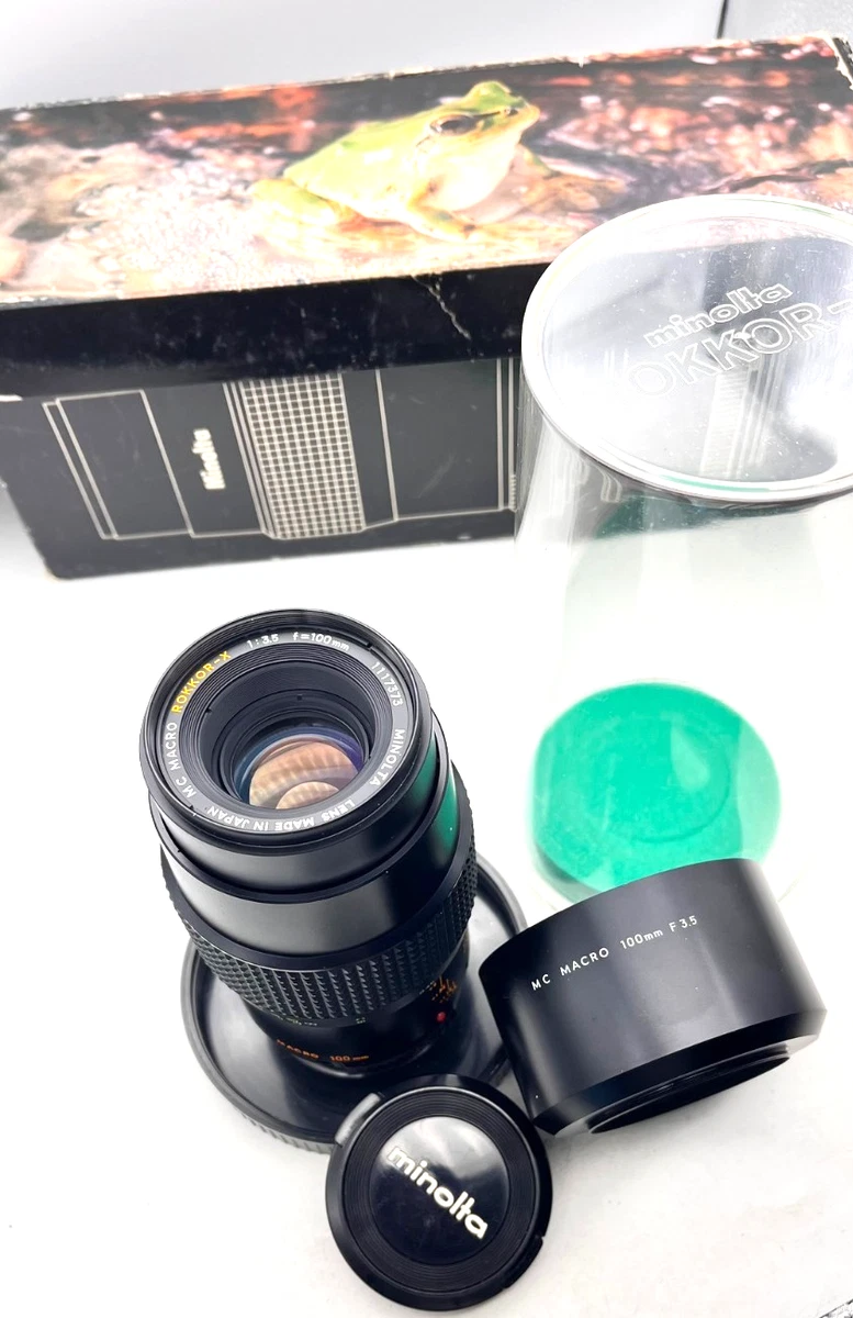 Minolta f/3.5 Camera Lenses 100mm Focal for sale | eBay
