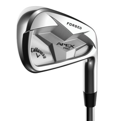 LEFT HANDED CALLAWAY 2019 APEX PRO DOT 7 IRON STEEL STIFF | eBay