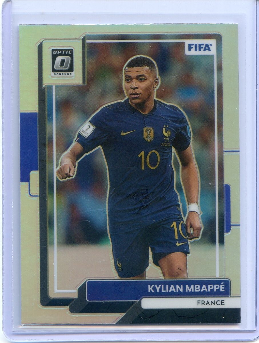 2022-23 Donruss FIFA Soccer KYLIAN MBAPPE OPTIC CARD #51 SILVER