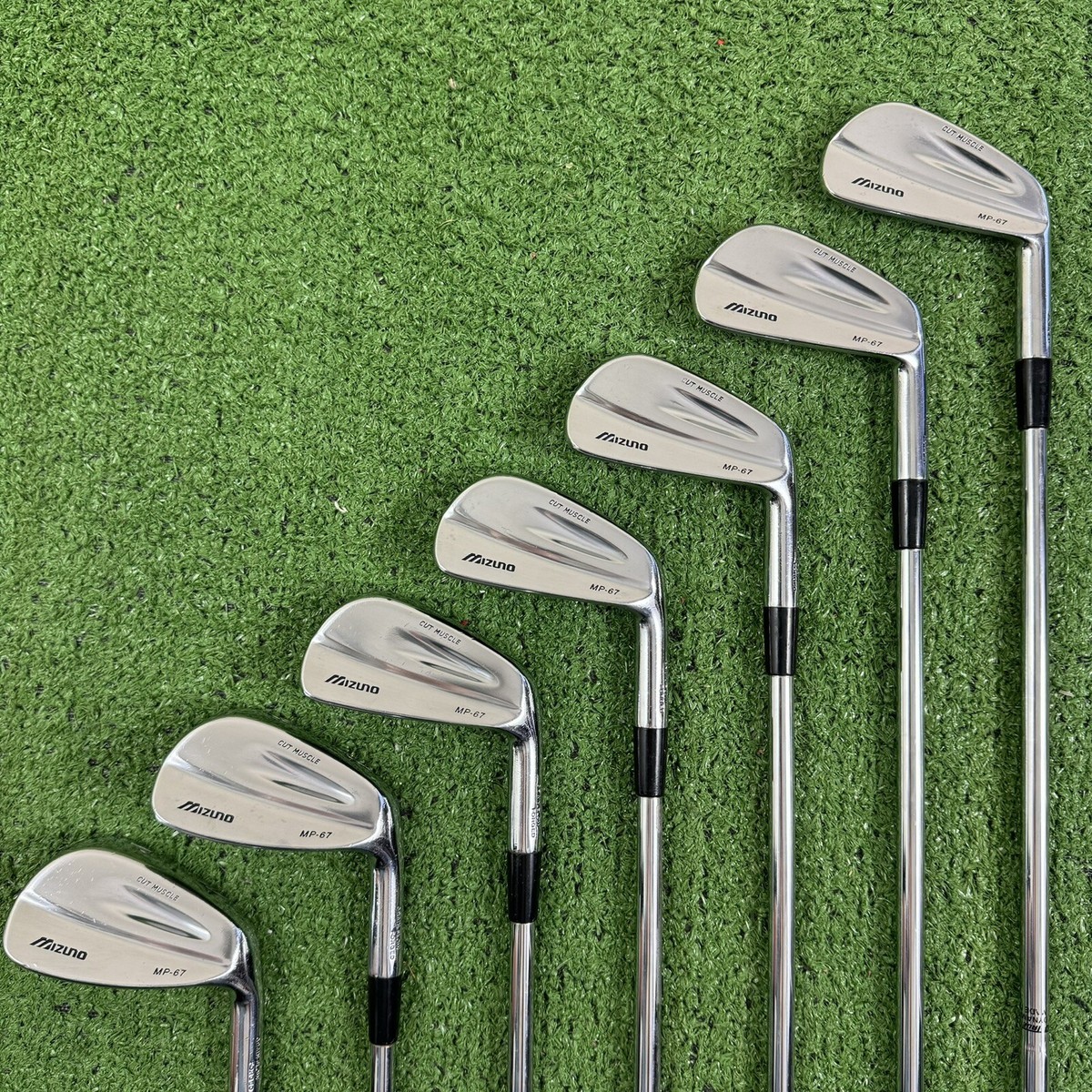 Mizuno MP-67 MP67 Forged Iron Set 3-PW No 8 Iron Dynamic Gold S300