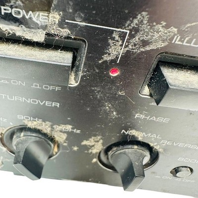 Kenwood SW-7 Tower Type Super Woofer Subwoofer Black Japan For