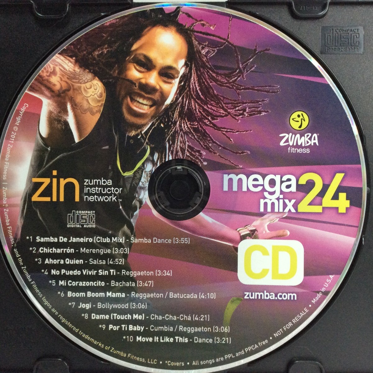 ZUMBA Zin Mega Mix Motivational Fitness Music High Cardio