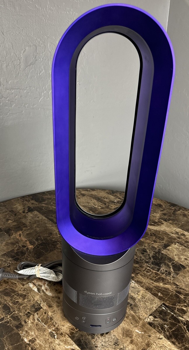 Dyson Am04 Table Fan Rotating Hot Cool Gray & Purple | eBay