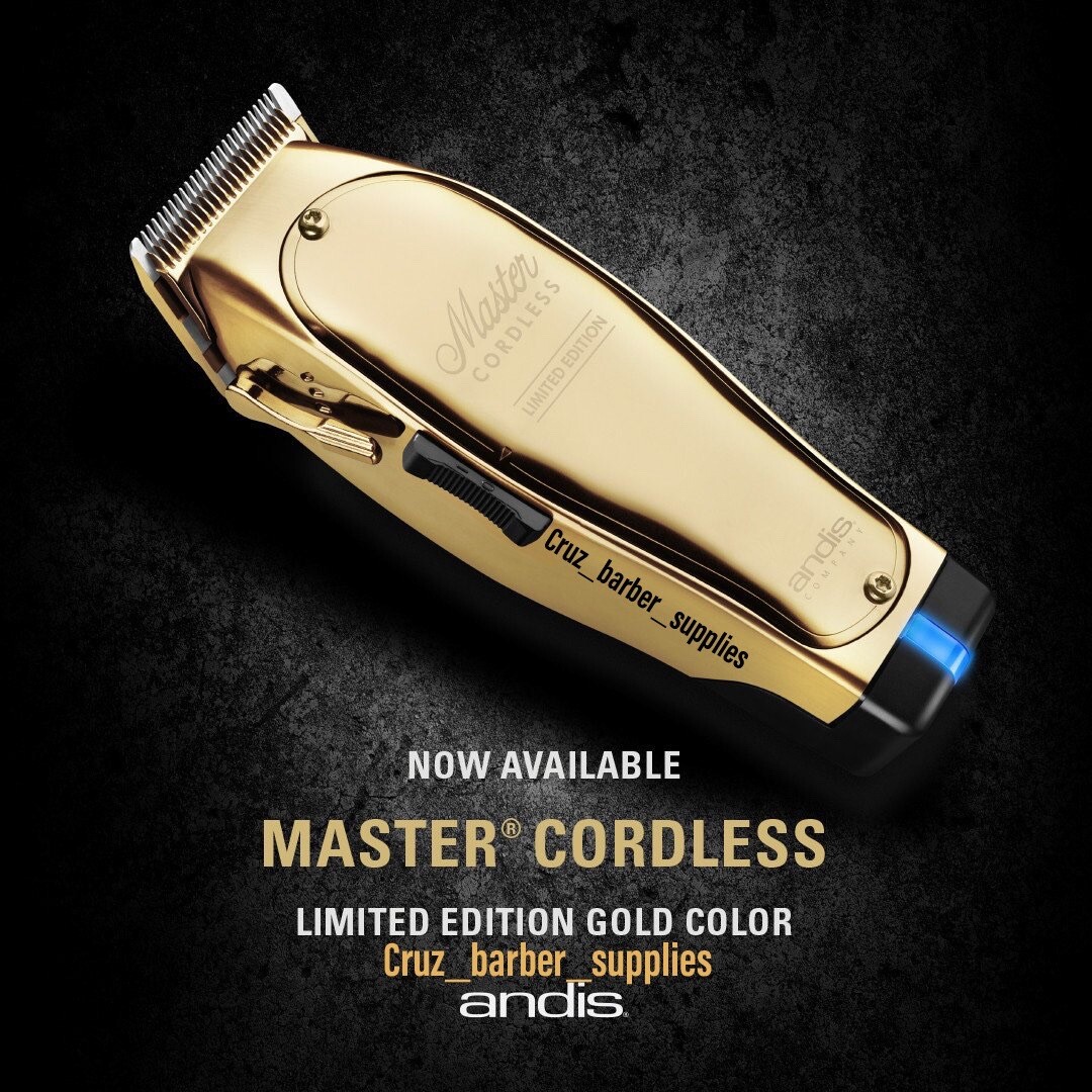 Andis Master Limited Gold Edition Cordless Clipper Professional UK