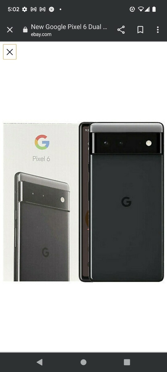 Google Pixel 6 - 128 GB - Stormy Black (Verizon) for sale online