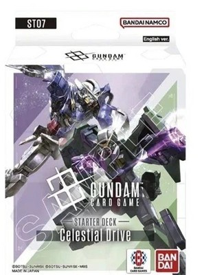 Gundam TCG Card Game Celestial Drive Starter Deck (ST07) SEALED