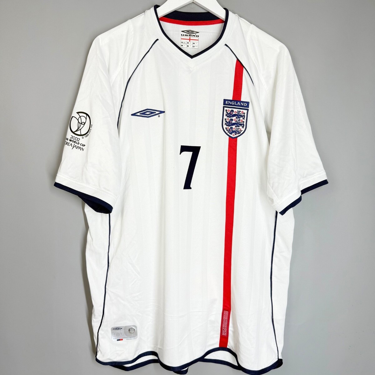 ENGLAND 2001 2002 2003 HOME FOOTBALL SHIRT JERSEY UMBRO L WORLD