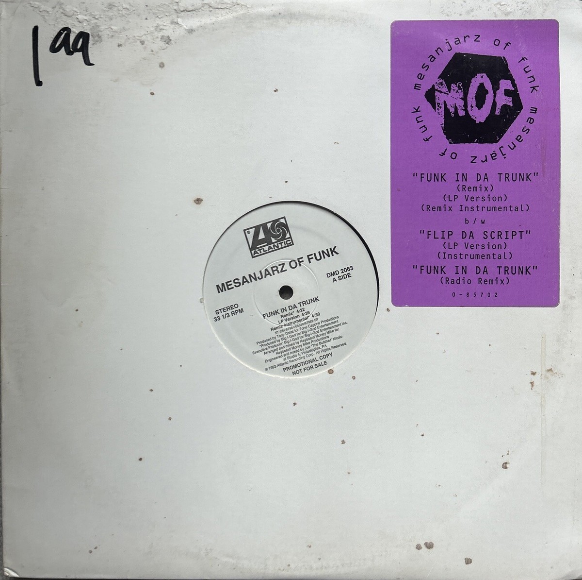 MESANJARZ OF FUNK- Funk In Da Trunk/Flip Da Script 12” Promo