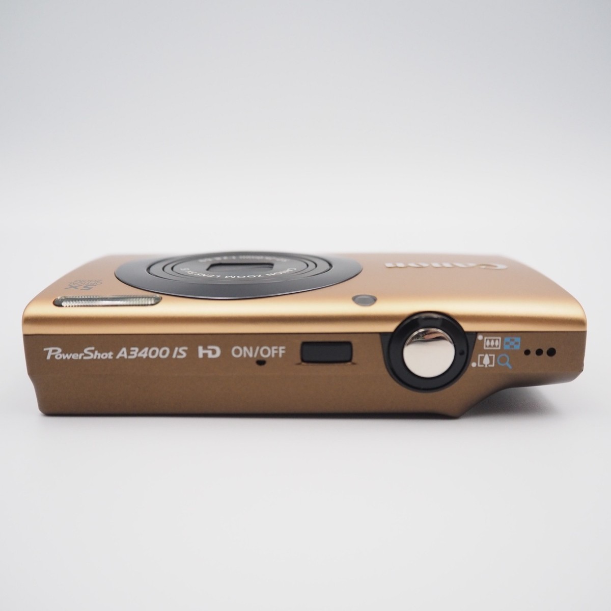 Mint] Canon Powershot A3400 IS Gold Compact Digital Camera w/Box