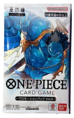 Sealed Promotion Pack Vol. 6 PROMO One Piece Card Sealed Japan 1
