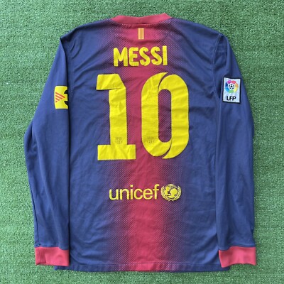 Nike FC Barcelona 2012 2013 #10 Messi Home Football Shirt Soccer