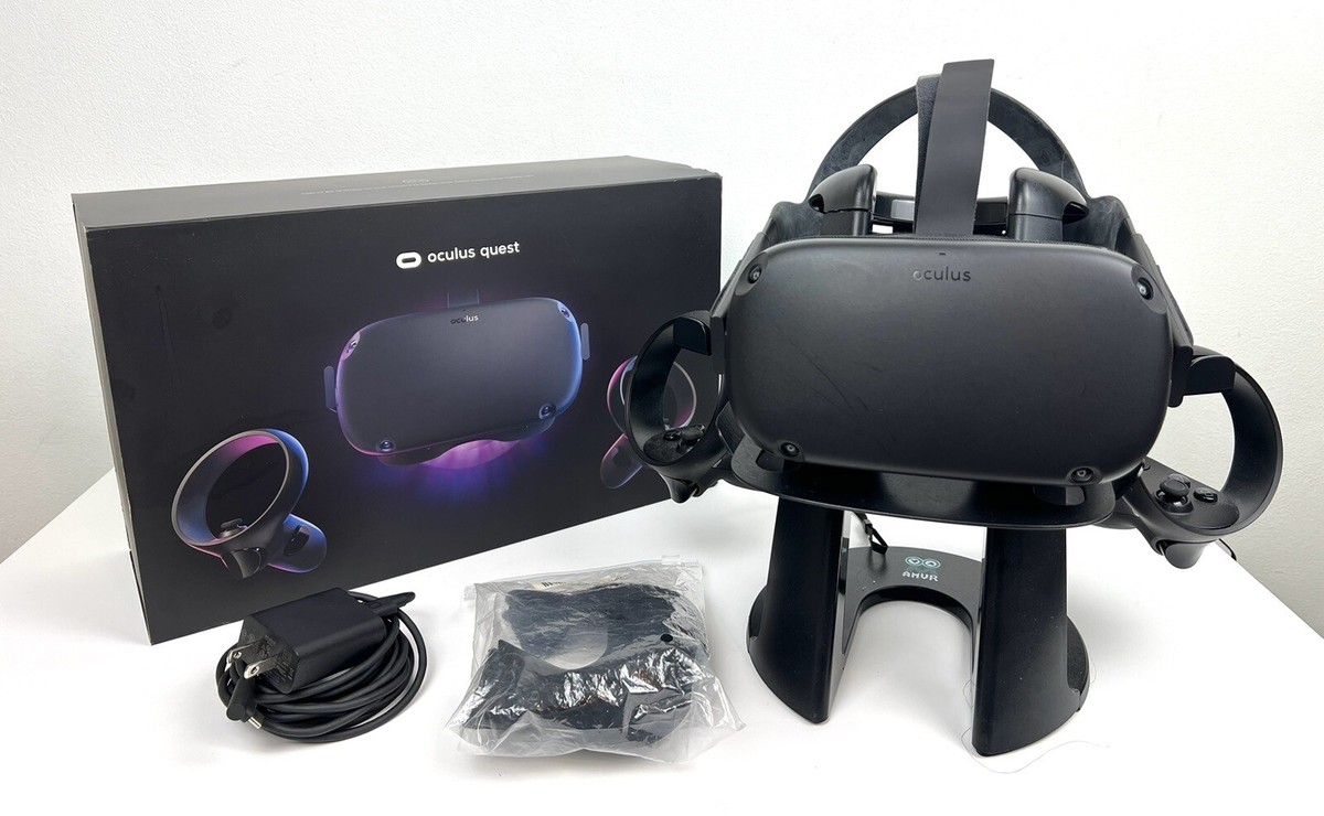 Meta Oculus Quest 128GB VR Headset - Black w/ Stand and Mask