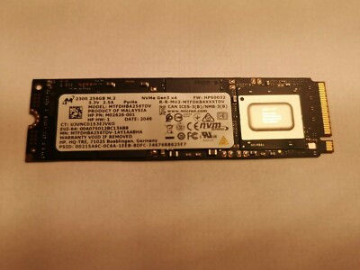 HP - Micron NVMe 256GB SSD - M.2 2280 Gen3 x4 Solid State Drive