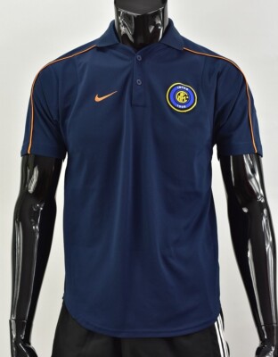 Internazionale Milano 2001-02 Nike INTER FC Polo Shirt SIZE S men
