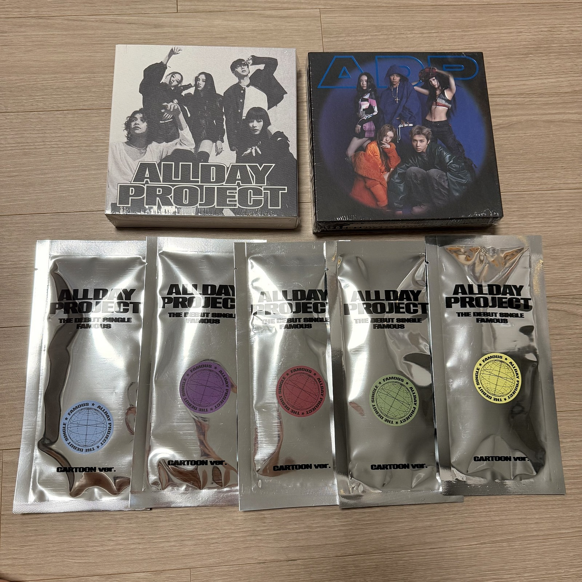 ALLDAY PROJECT FAMOUS WICKED The Debut Single Album SET /QR Photo