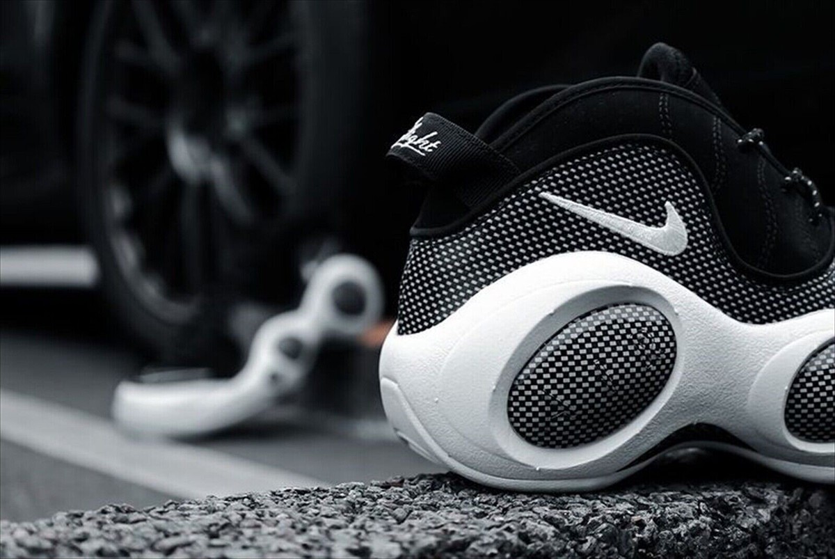 Nike Air Zoom Flight 95 Black Metallic-Silver White Jason Kidd
