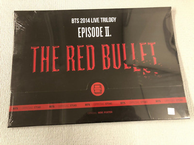 BTS 2014 LIVE TRILOGY THE RED BULLET Mini Poster Set ( Sealed) | eBay