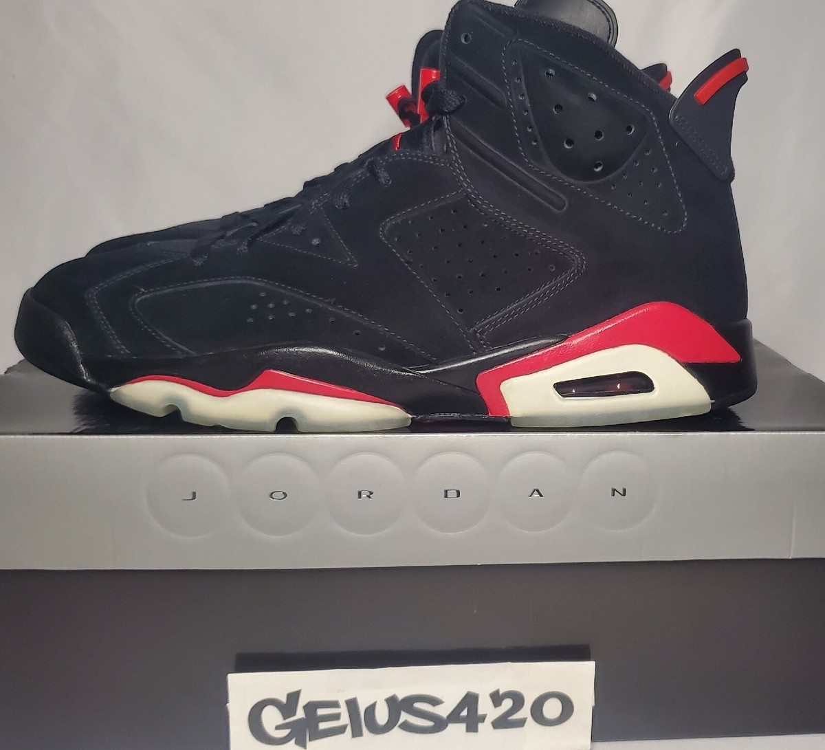 Size 13 - DS Jordan 6 Retro Varsity Red Black 2010 (384664061) NEW