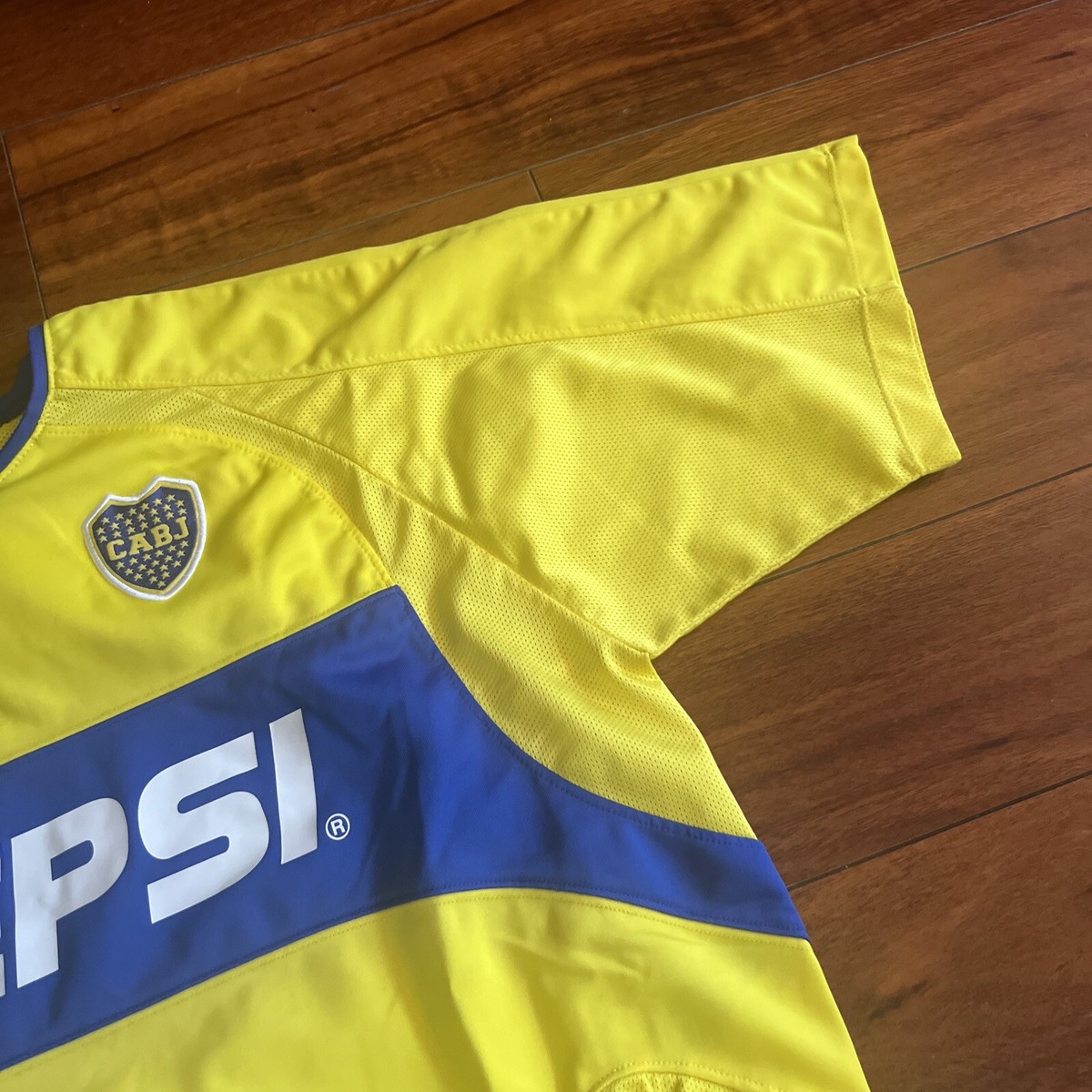 Nike Boca Juniors 2003/04 Away CABJ Jersey Argentina Men XL Pepsi