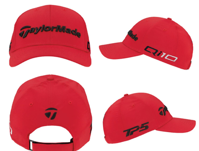 ZK Taylormade JAPAN Tour Radar Model Golf Cap Qi10 2024 JE804 Red