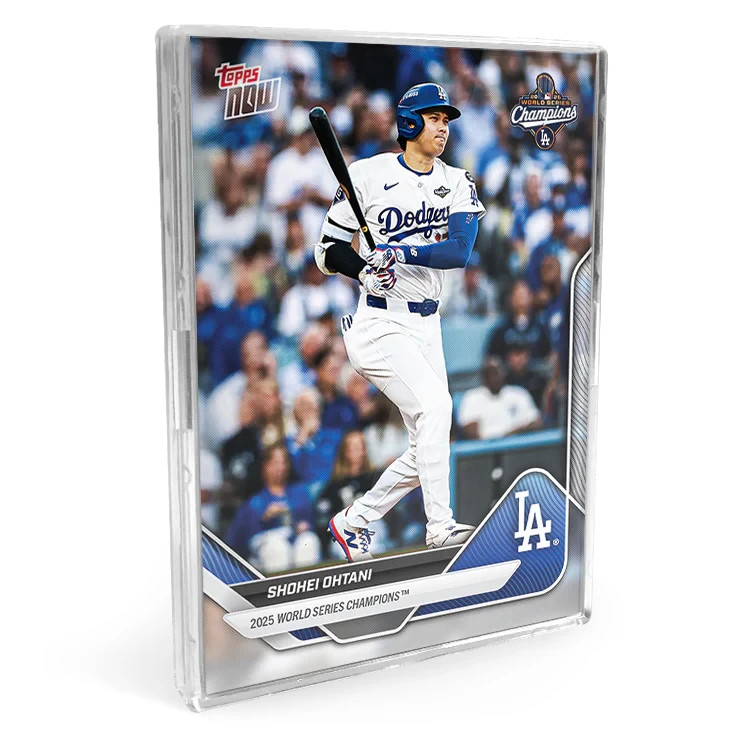 2025 World Series Champions Los Angeles Dodgers MLB Topps NOW SET