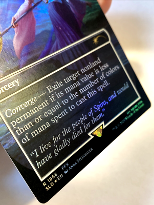 MTG Yuna's Holy Magic (Rainbow Foil) Secret Lair x Final Fantasy