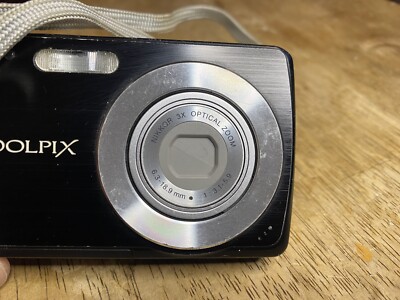 Nikon Coolpix S200 Black Digital Camera 3x Zoom 7.1 Megapixels