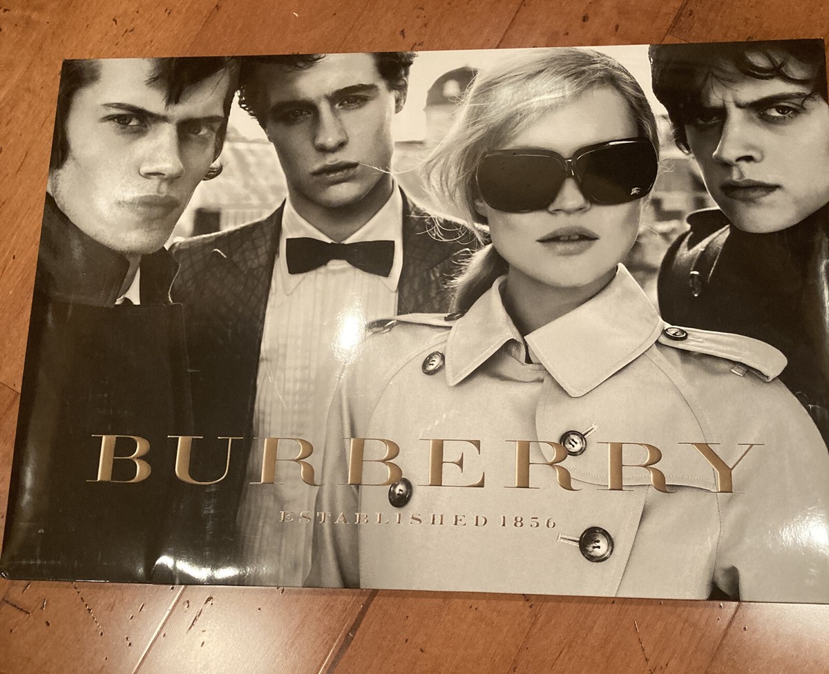 KATE MOSS BURBERRY AD 2007 XL POSTER FASHION SUPERMODEL STORE