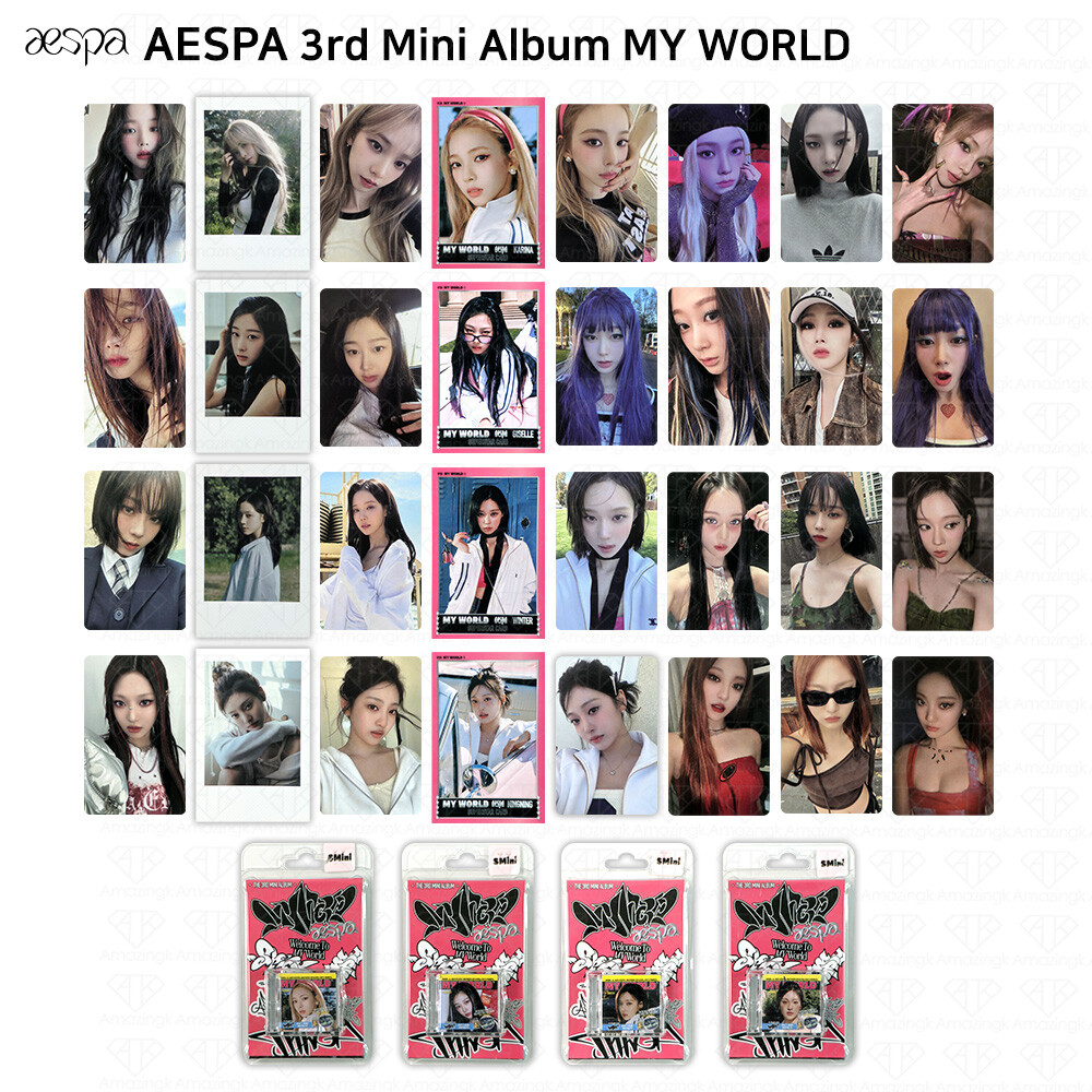 Aespa 3rd Mini Album MY WORLD Official Photocard KARINA WINTER