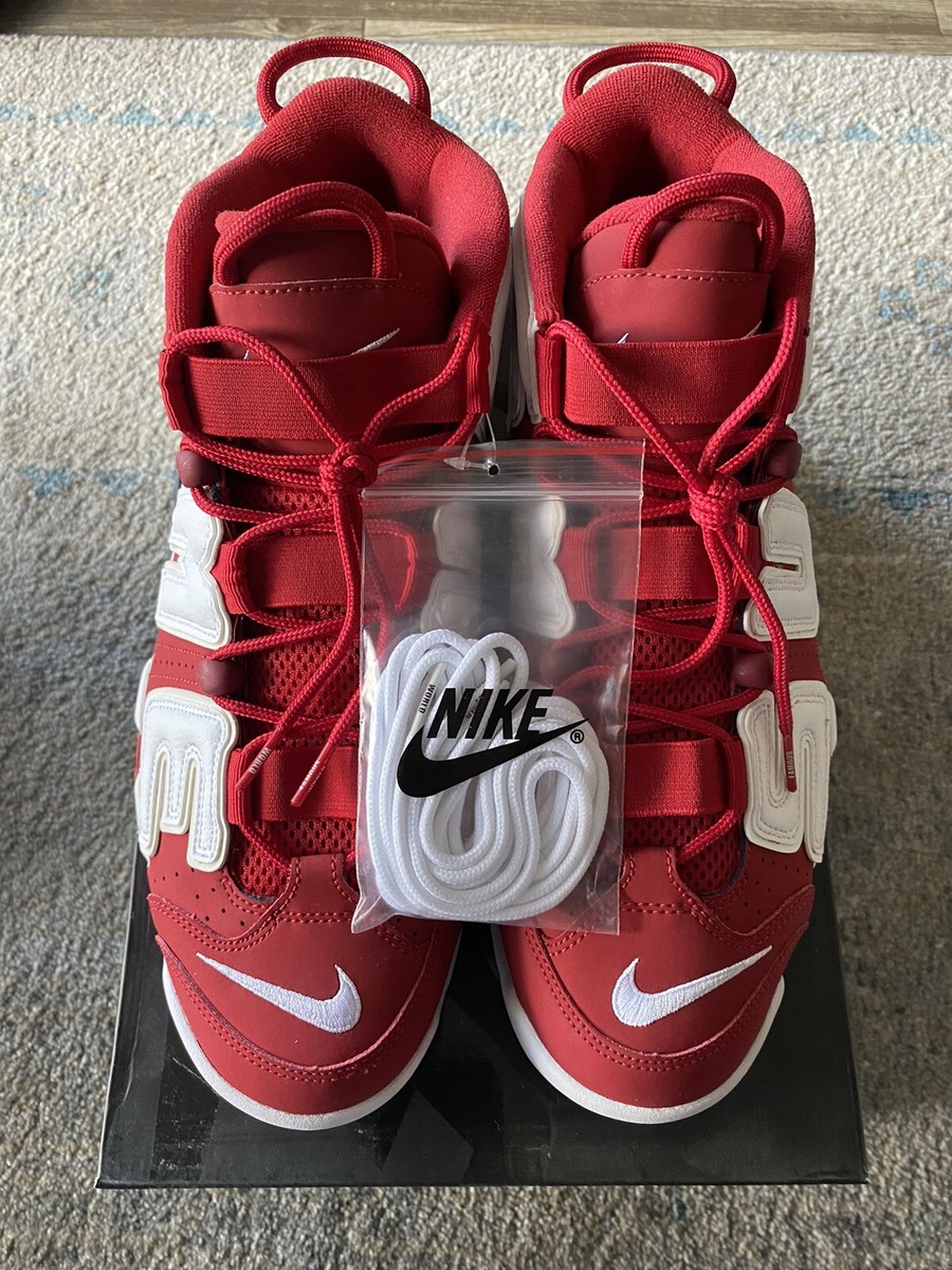 🔥Nike Air More Uptempo x Supreme Red - Size 12 (RARE-DEADSTOCK
