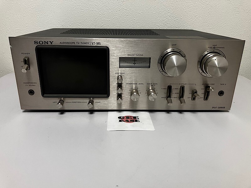 Sony Audioscope TV Tuner VT-M5 High End Vintage ((NOT TESTED