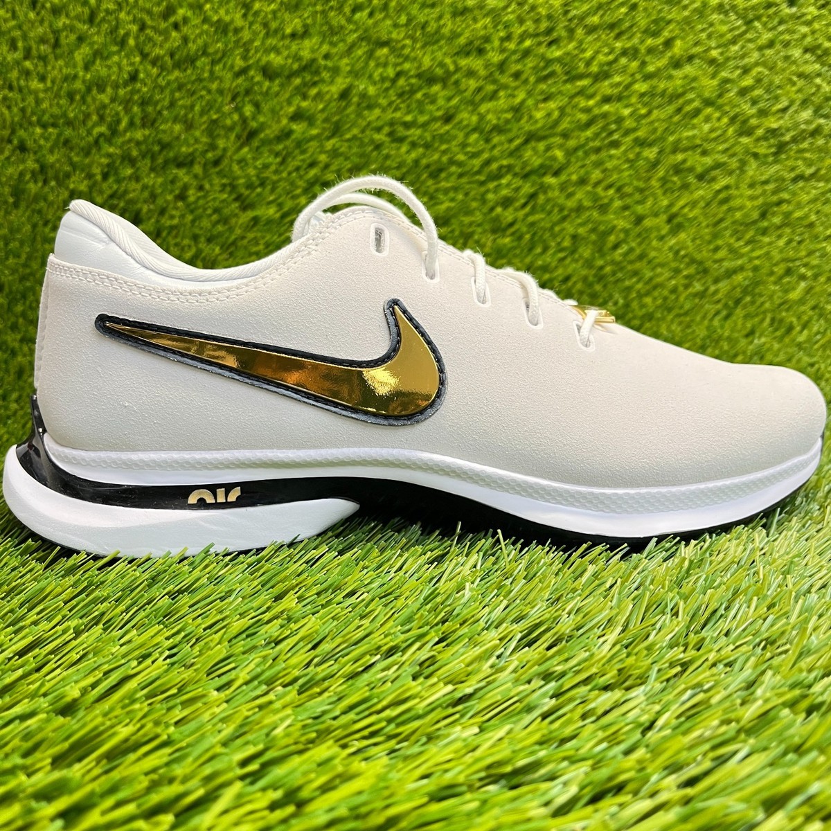 Nike Air Zoom Victory Tour 3 Mens Size 7.5 Ivory Gold Running Golf