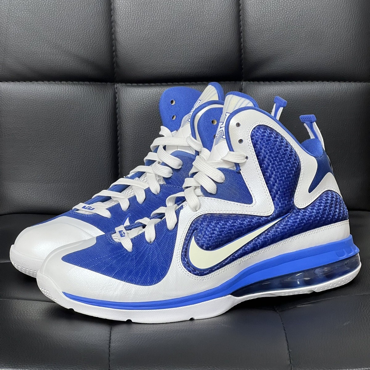 Nike LeBron 9 Kentucky PE UK Home Promo Sample Size 8.5 NEW | eBay