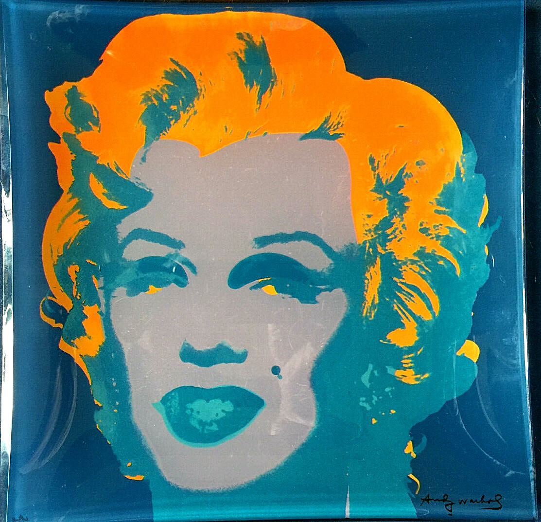 ANDY WARHOL Rosenthal MARILYN Glasteller 30x30, limit. Schachtel