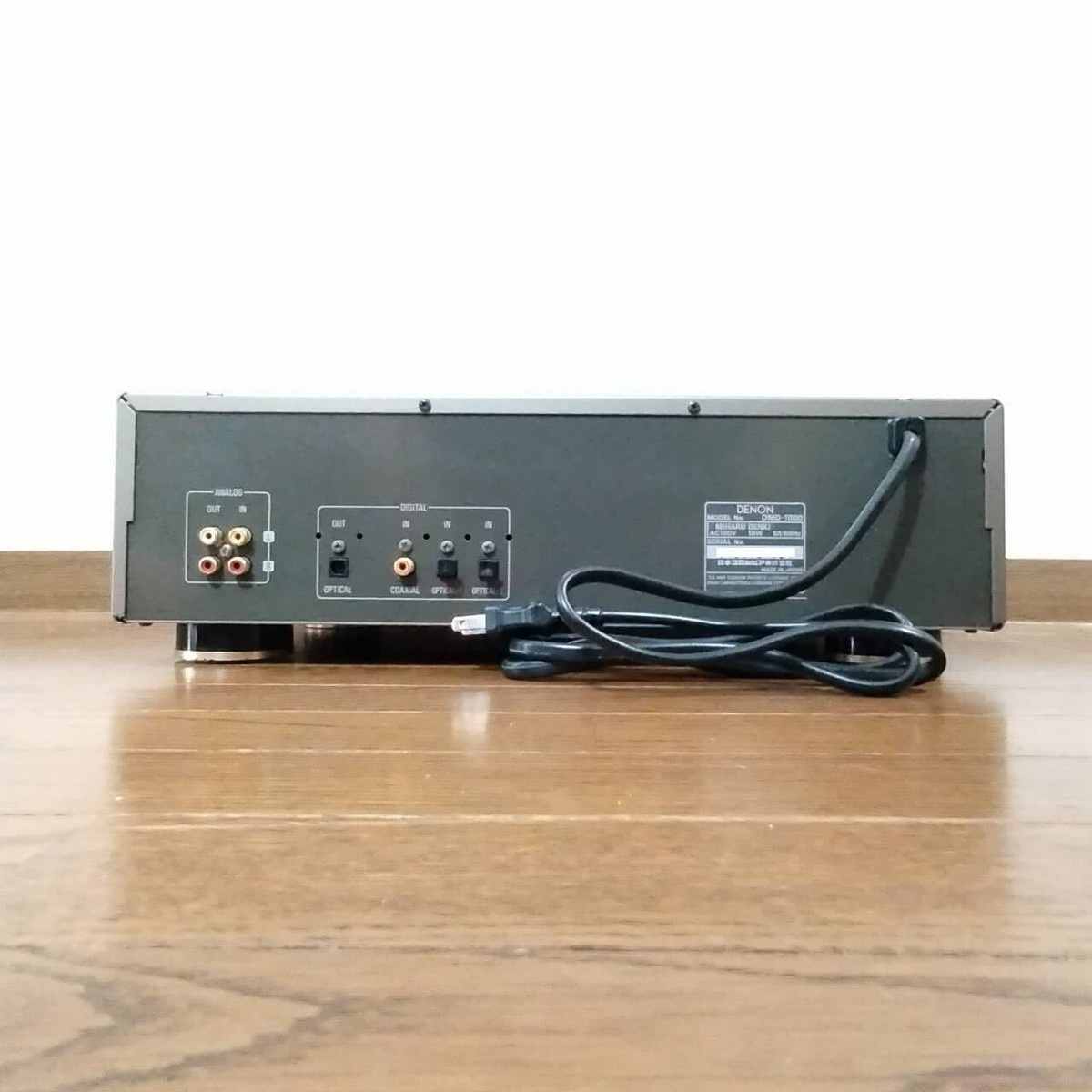 Denon DMD-1000 MiniDisc MD Recorder Deck Player Confirmed