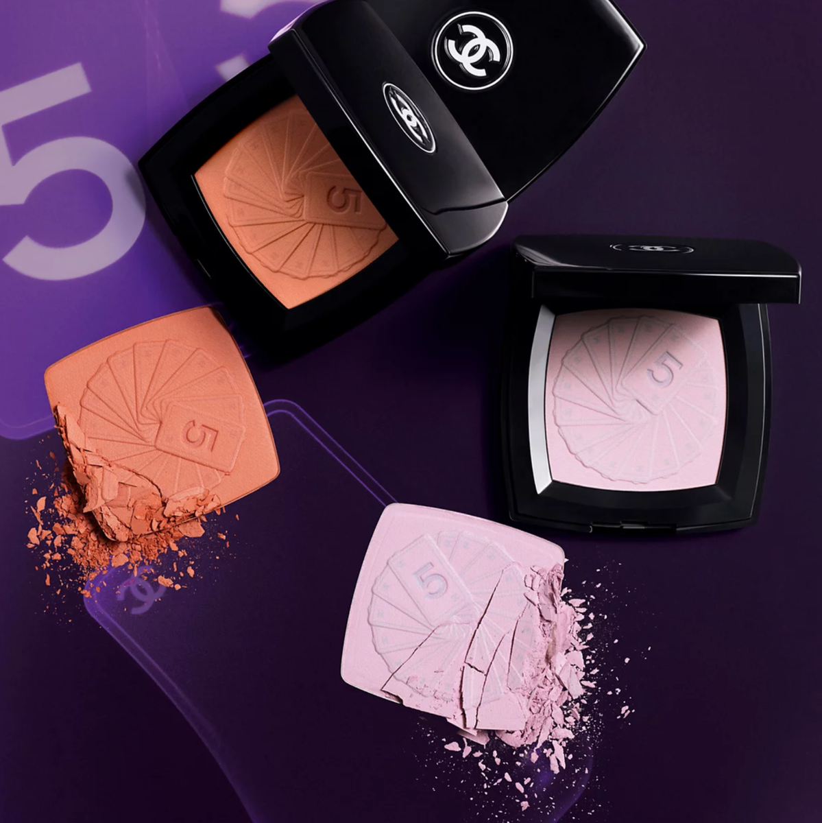 CHANEL CHANEL LES TAROTS DE CHANEL Matte Powder Blush BLOOD ORANGE