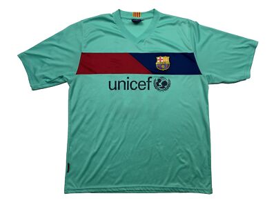Lionel Messi 10 FCB Barcelona Sz XL UNICEF Soccer Jersey Futbol