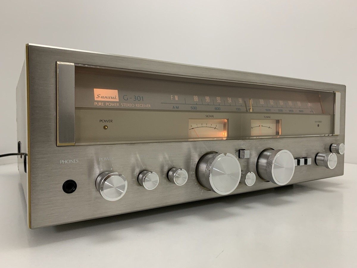 SANSUI G 301 / G-3000 Stereo Receiver 26+26Watts RMS Vintage 1978