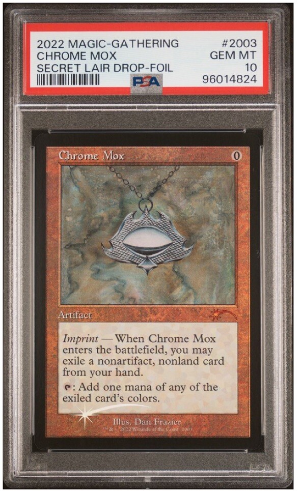 Chrome Mox Secret Lair 30th Anniverary *RETRO FOIL* PSA 10 - LOW