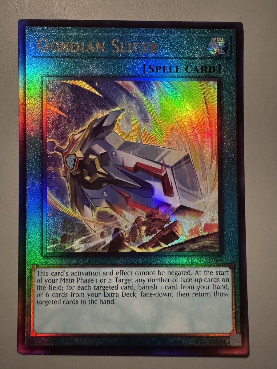 YUGIOH GORDIAN SLICER ASIA ENGLISH EDITION ALIN-AE066 ULTIMATE